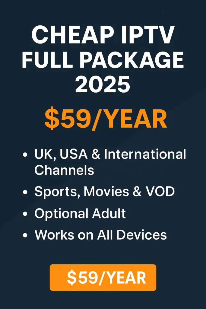 Cheap IPTV Full Package