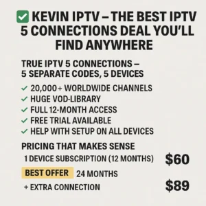 IPTV 5 Connections Service